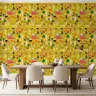 Vibrant Retro Vegetable and Fruit Pattern Wallpaper 5