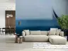 Misty Sailboat Wall Mural 2