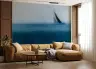 Misty Sailboat Wall Mural 3