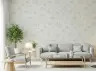 Subtle Botanical Motif Wallpaper 2