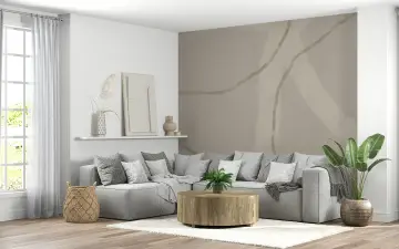 Subtle Abstract Flow Wall Mural