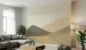 Abstract Mountain Landscape Serenity Wall Mural 1