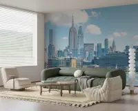 New York City Skyline View Wall Mural