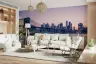 Manhattan Skyline Sunset Brooklyn Bridge Wallpaper 1