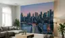 Dusk City Skyline Panoramic Wall Mural 4