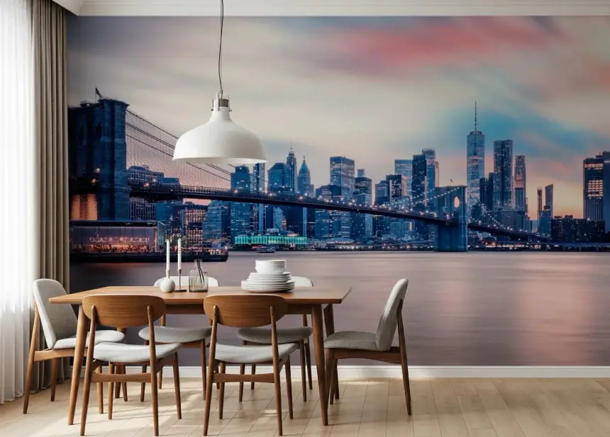 NYC Twilight Dreams Wall Mural