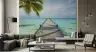 Serene Ocean Pier Landscape Wall Mural 2