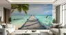 Serene Ocean Pier Landscape Wall Mural 4