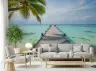 Serene Ocean Pier Landscape Wall Mural 5