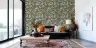 Chinoiserie Peacock and Floral Green Wallpaper 2