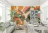 Abstract Tropical Foliage Wall Mural 2