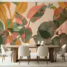 Abstract Tropical Foliage Wall Mural 4