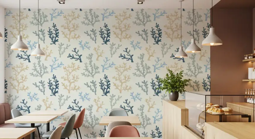 Painted Corals Wallpaper