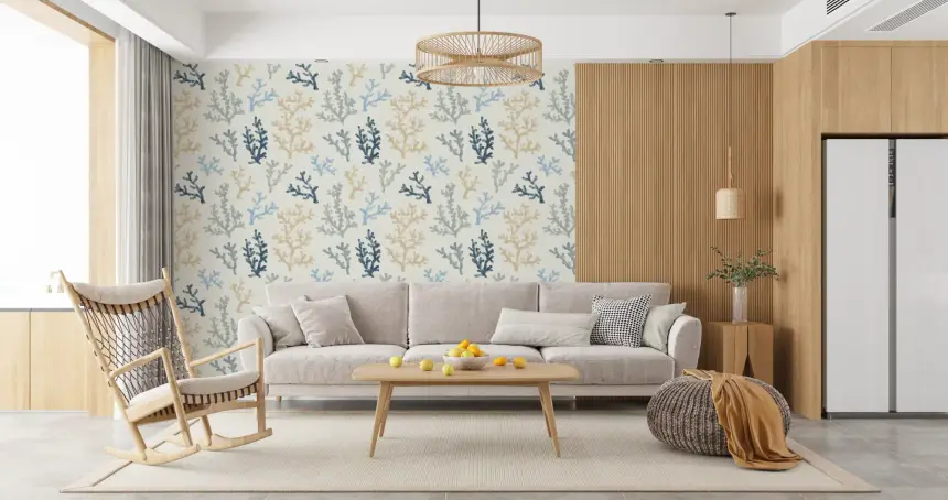 Painted Corals Wallpaper