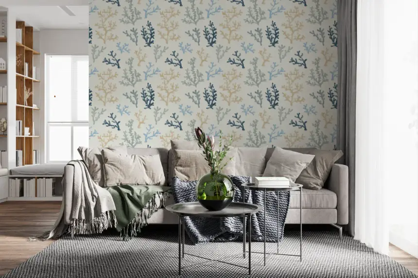 Painted Corals Wallpaper