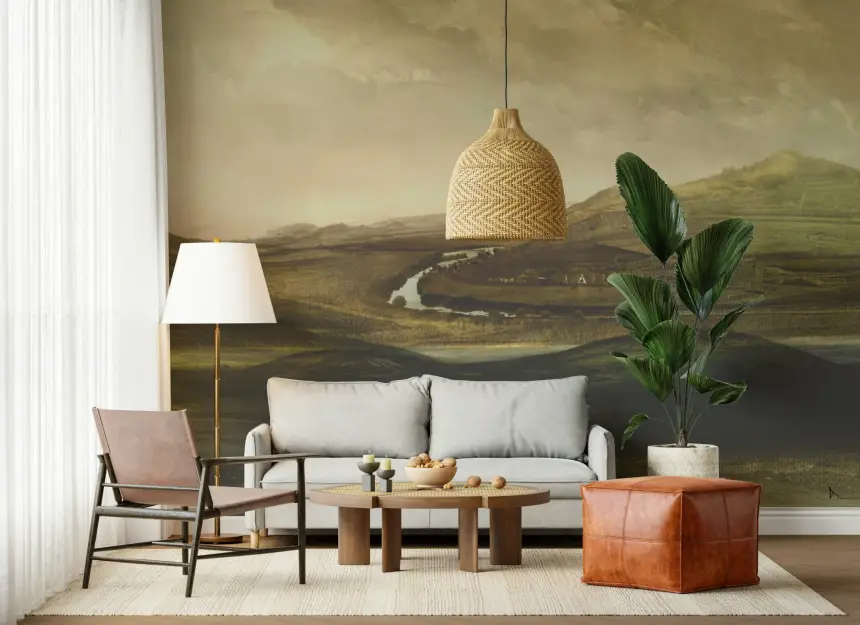 Painted Valley Vista Wall Mural -2925053