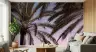 Tropical Palm Fronds Sunset Wall Mural 2