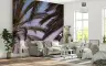 Tropical Palm Fronds Sunset Wall Mural 5