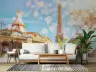 Dreamy Parisian Carousel and Eiffel Tower Wall Mural 5