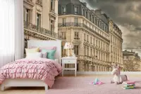 Elegant Parisian Streetscape Wall Mural