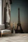Parisian Grandeur Eiffel Tower Wall Mural 3