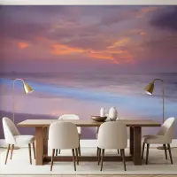 Dreamy Coastal Sunset Wall Mural
