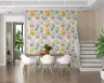 Playful Pastel Daisy Shapes Wallpaper 2