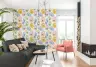 Playful Pastel Daisy Shapes Wallpaper 5