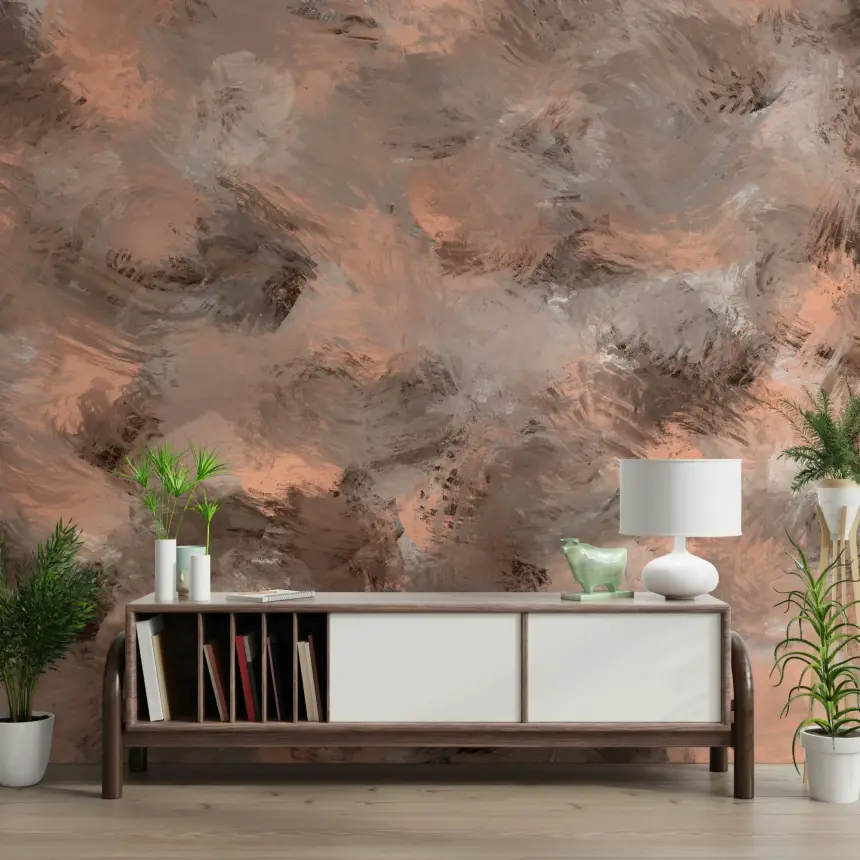 Peach Haze Wall Mural - 2754644