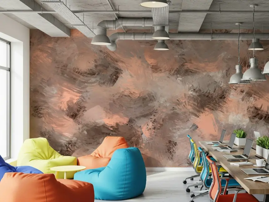 Peach Haze Wall Mural - 2754644