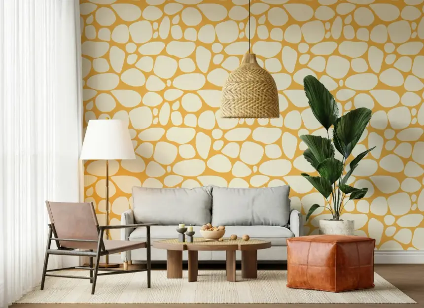Pebble Pattern Wallpaper