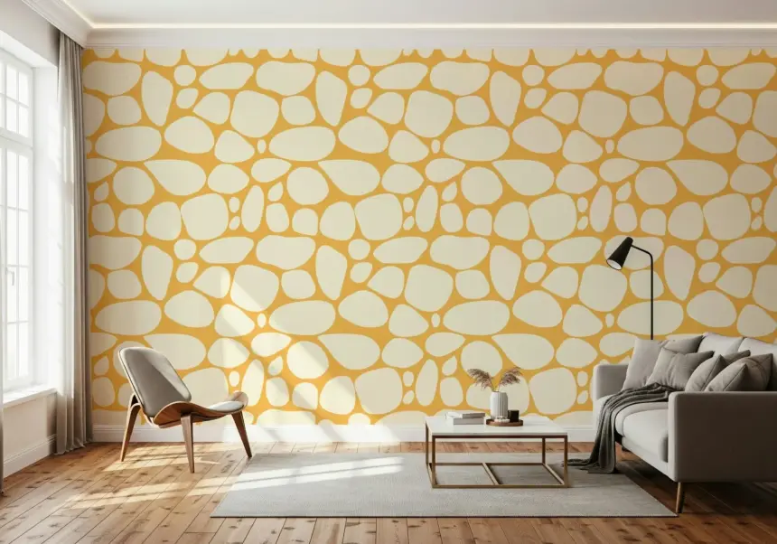 Pebble Pattern Wallpaper