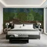 Pichwai Forest Landscape Wall Mural 2