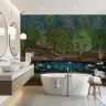 Pichwai Forest Landscape Wall Mural 4