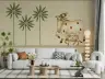 Divine Pichwai Cow and Palm Tree Wall Mural 2