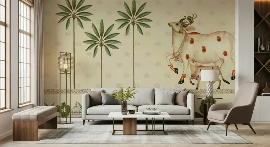 Pichwai Parampara Wall Mural