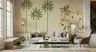 Divine Pichwai Cow and Palm Tree Wall Mural 1