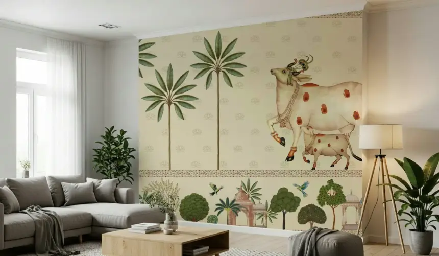 Pichwai Parampara Wall Mural