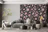 Modern Pink Agate Slice Pattern Wall Mural 2