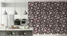 Modern Pink Agate Slice Pattern Wall Mural 1