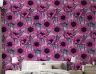 Bold Magenta Anemone Botanical Wallpaper 3