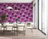 Bold Magenta Anemone Botanical Wallpaper 1