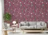 Lush Pink Hydrangea Bloom Pattern Wallpaper 4