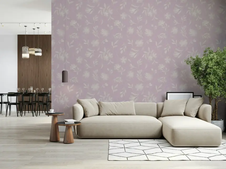 Pink Whisper Florals Wallpaper