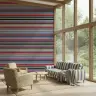 Vibrant Horizontal Stripe Wall Mural 2