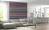 Vibrant Horizontal Stripe Wall Mural 3