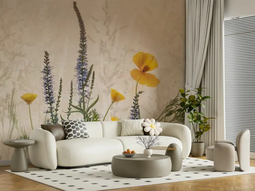 Prairie Bloom Wall Mural -2091525