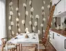 Soft Pussy Willow Branch Wall Mural 4