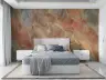 Luminous Peach Onyx Marble Effect Wallpaper 4