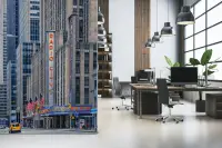 Radio City Urban Vista and Modern Office Wall Mural